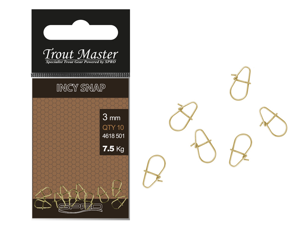 SPRO Snaps Trout Master Incy Snap - Snaps, swivels, split rings - FISHING -MART