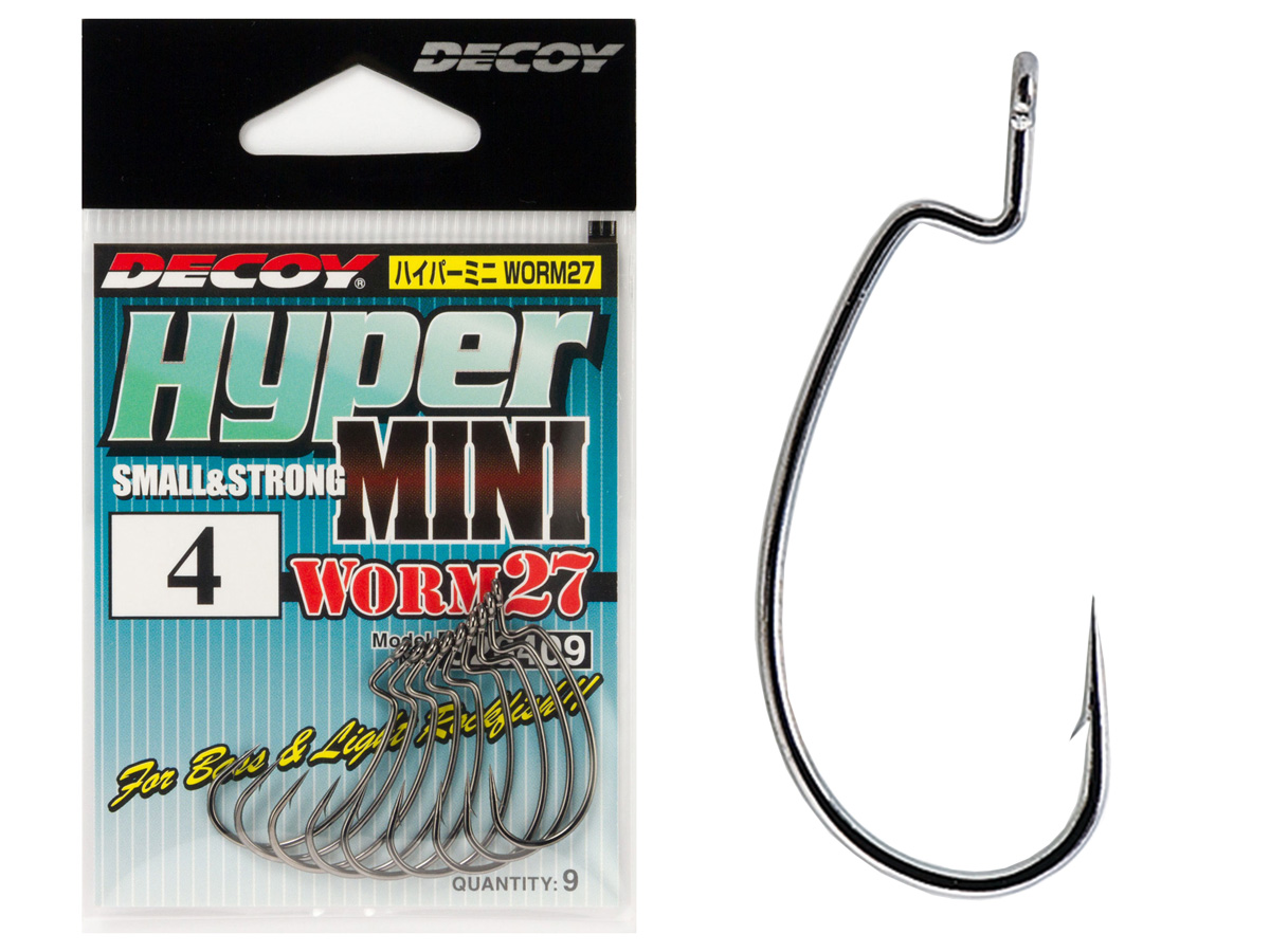 Decoy Hooks Hyper Mini Worm 27 - Hooks for baits and lures