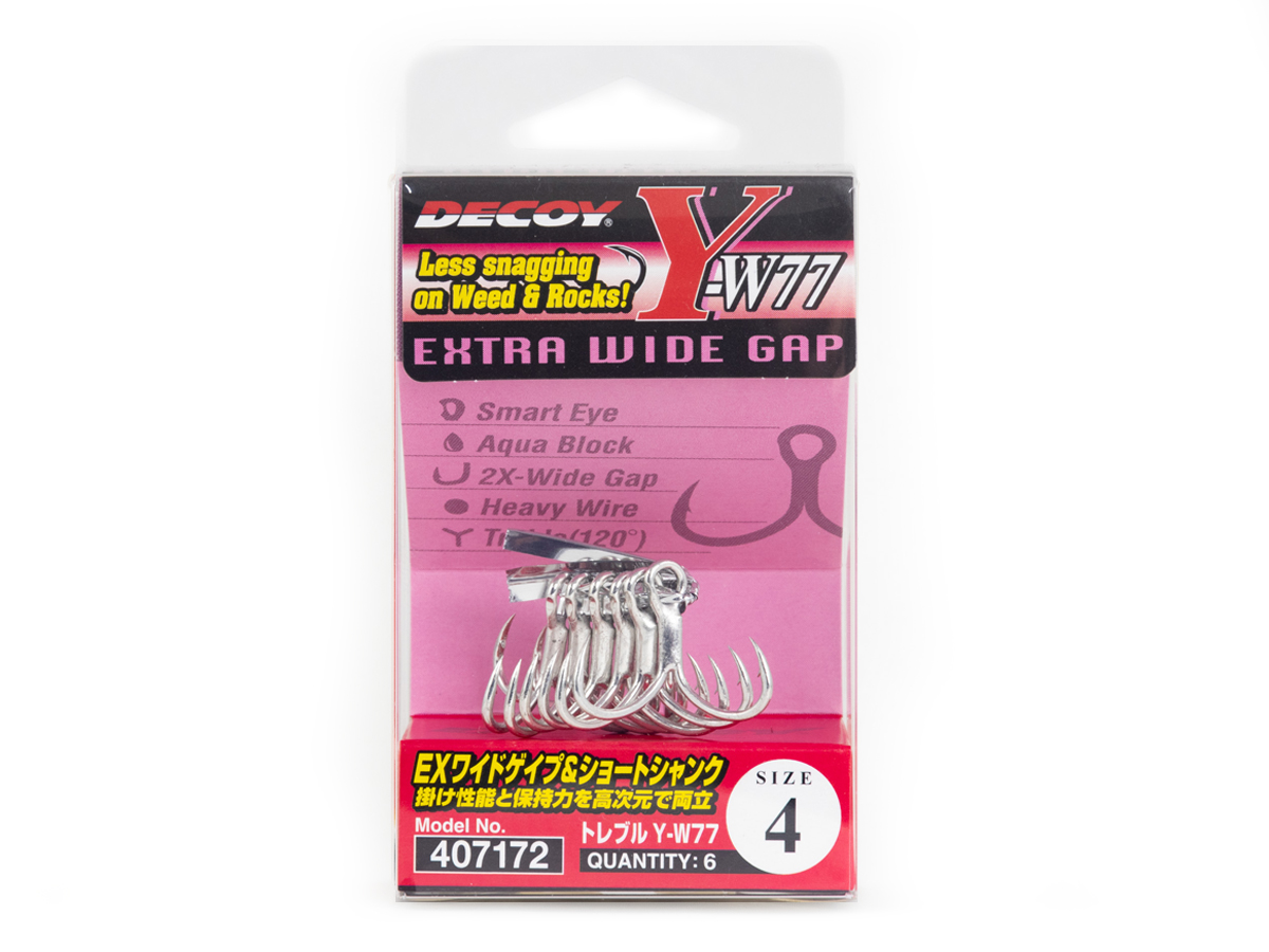 Decoy Treble Hooks Y-S21 - Double & Treble Hooks - FISHING-MART