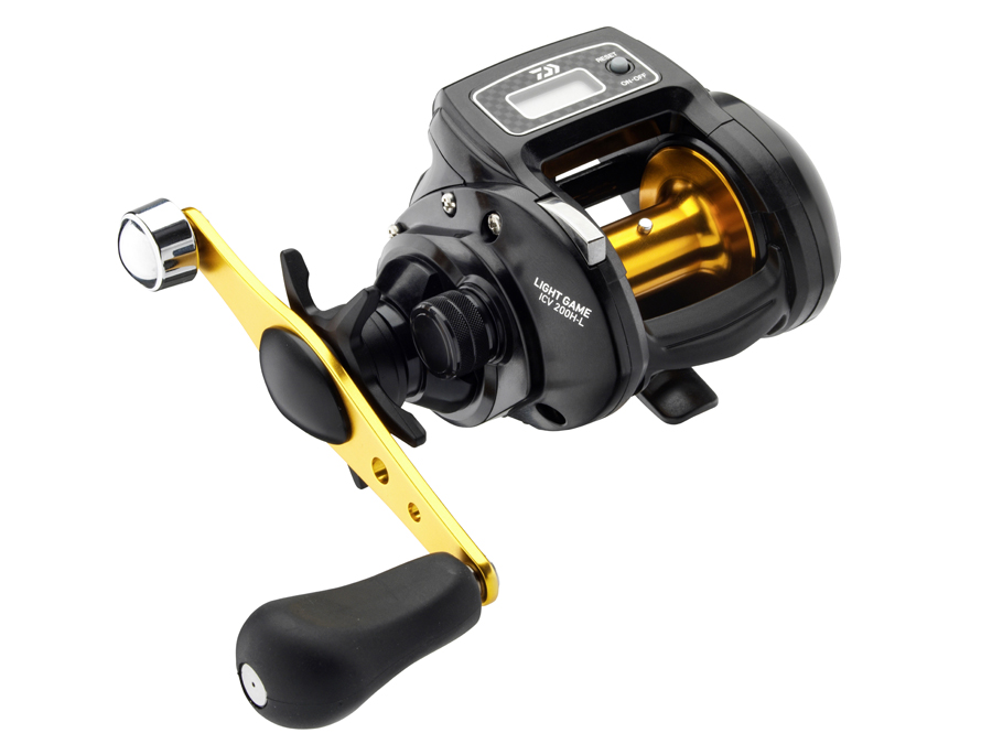 Electric Line Counter Baitcast Fishing Reels With Large Screen Digital  Display Left Hand, Daiwa Multiplier