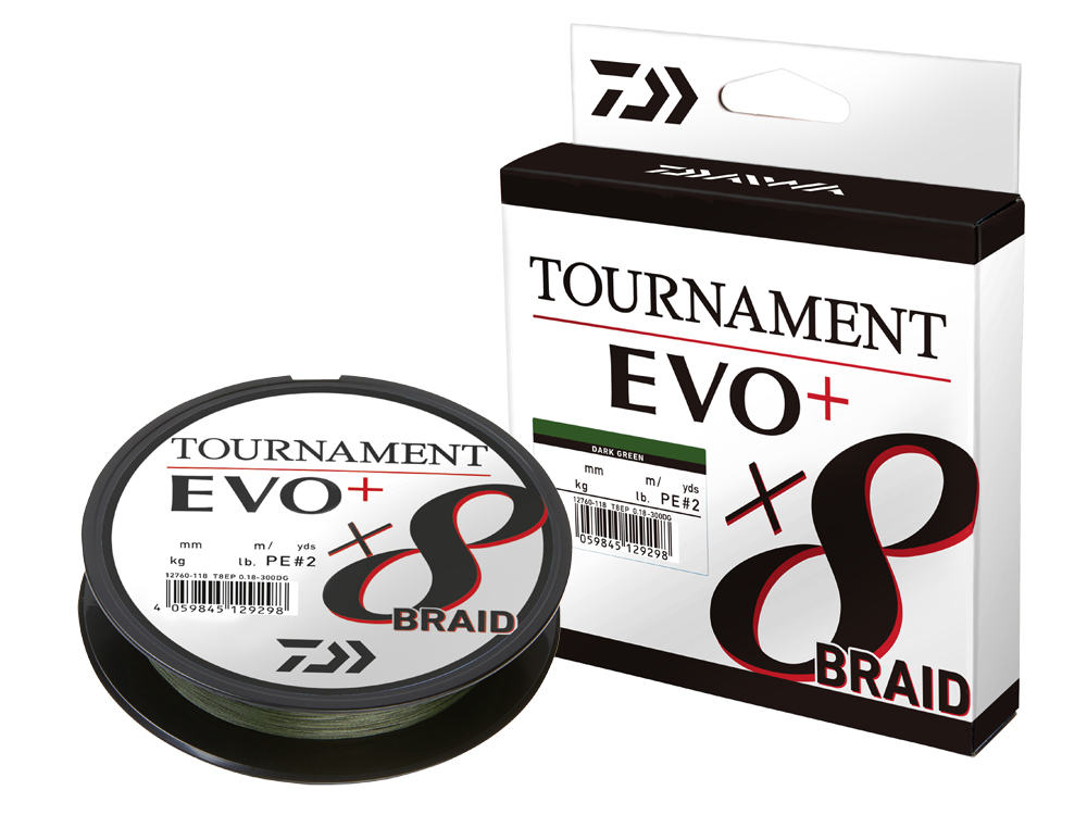 Daiwa Tournament 8 Braid EVO + Dark Green - 135M