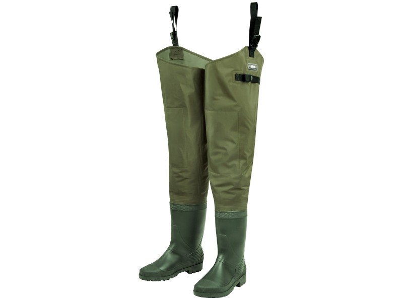 Double layer PVC thigh waders