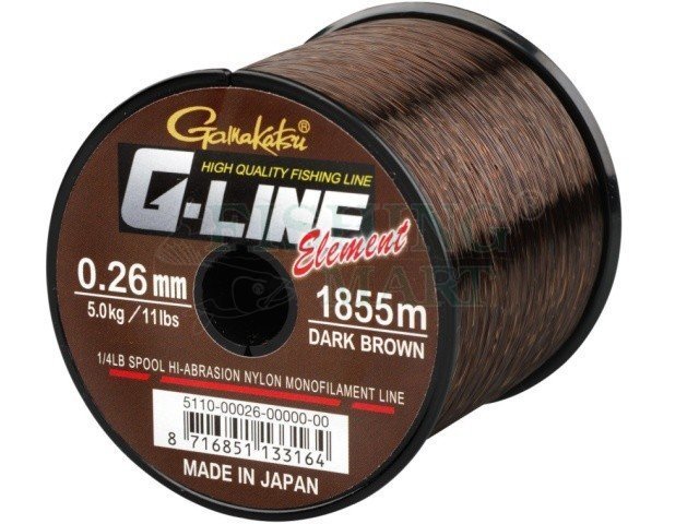 Gamakatsu Monofilament Lines G-Line Element - Carp Monofilament Lines -  FISHING-MART