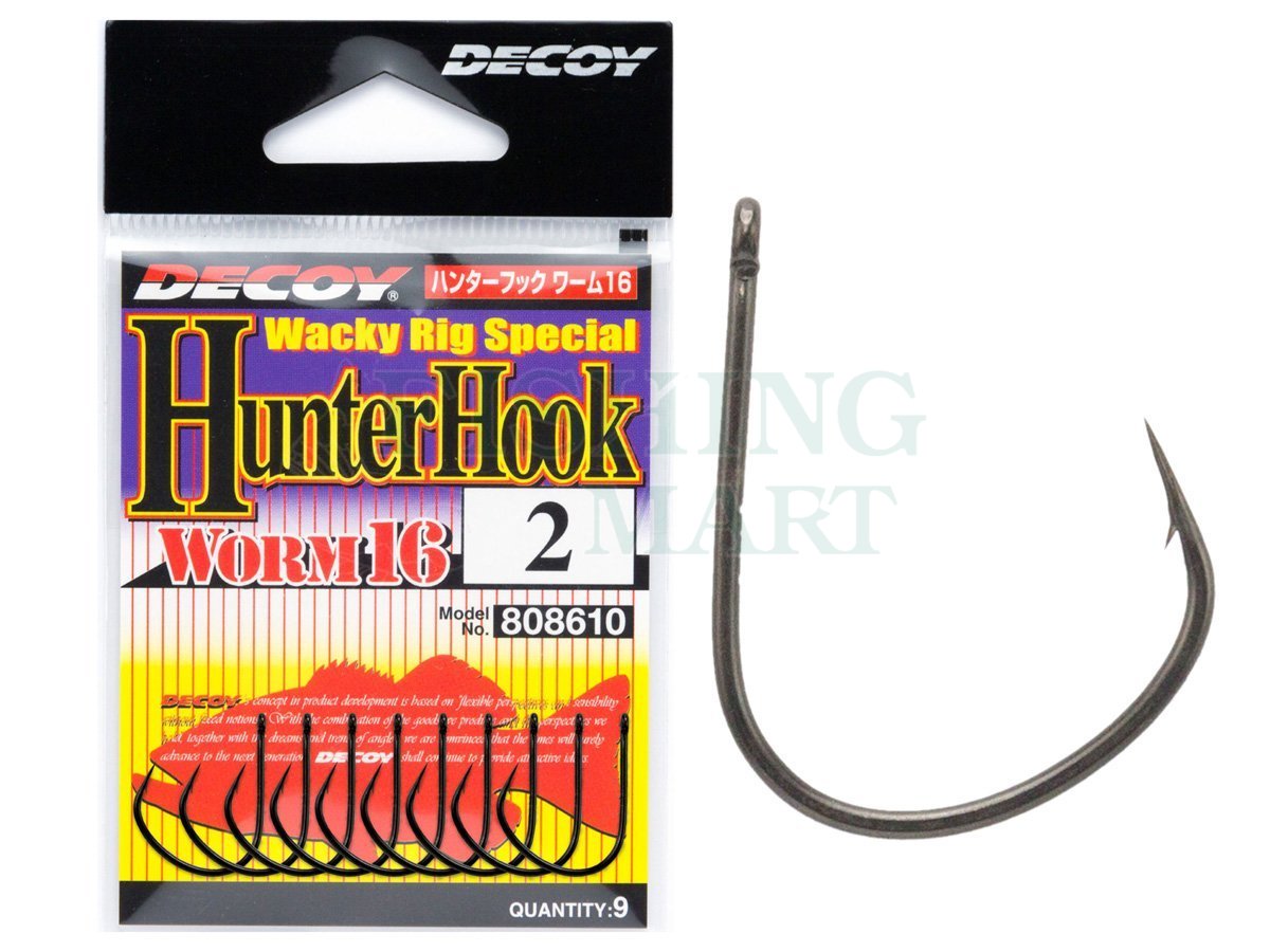 Decoy Hooks Hunter Hook Worm 16 - Hooks for baits and lures - FISHING-MART