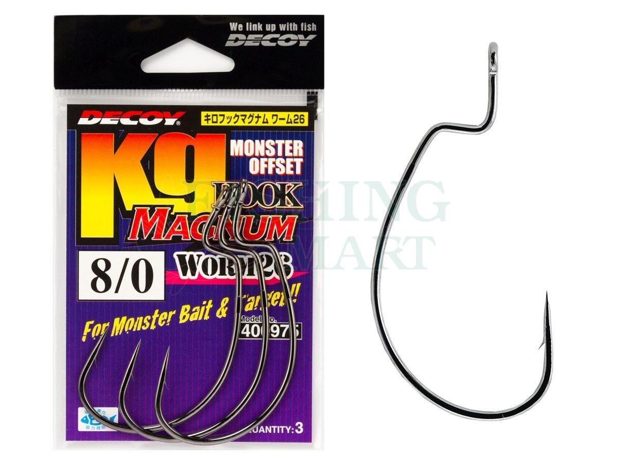 Hooks Decoy Kg Hook Magnum Worm 26 - #6/0