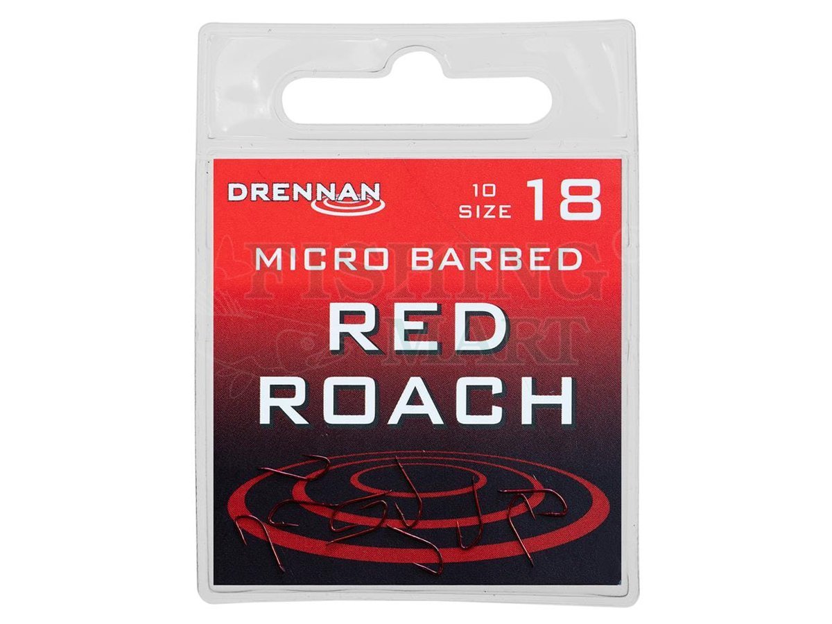 Drennan Hooks Red Roach Micro Barbed - Hooks - FISHING-MART