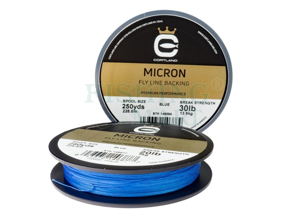 Cortland Micron Fly Line Backing - White 100yd - 20lb