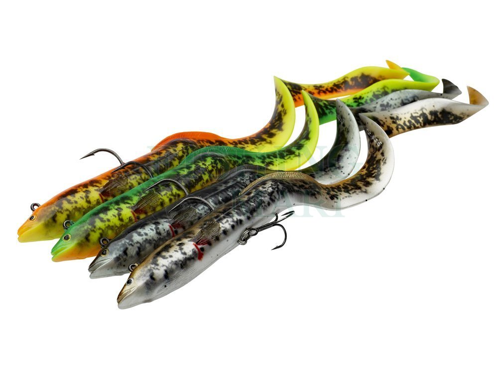  Savage Gear 3D Real EEL Pre-Rigged Soft Lure - 12
