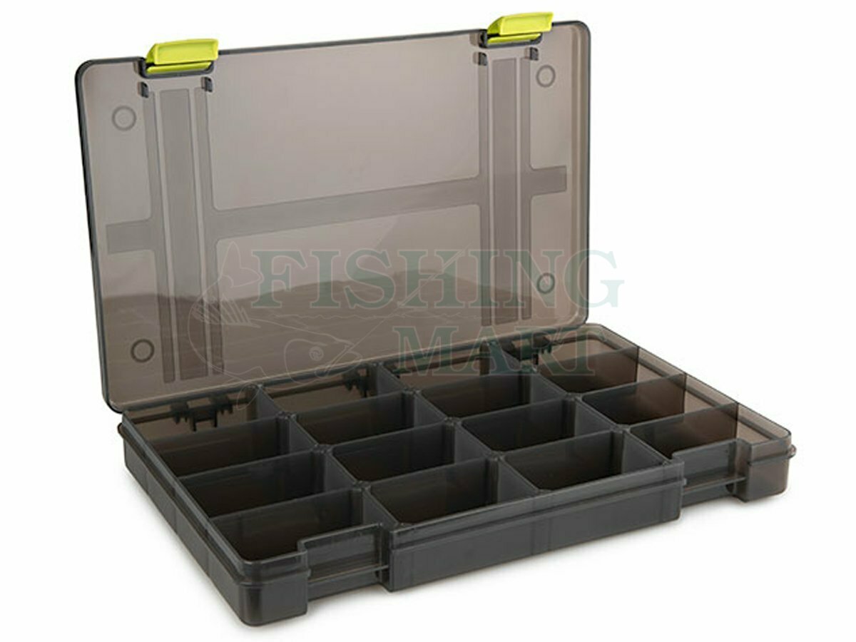Fishing Tackle Boxes with Removable Dividers Clear Lid Plastic Storage Box  Case
