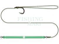 Catfish Leader Dam Madcat Bungee Pellet Rig 70CM 0.95MM #3/0 SUSPENDING 84KG / 185LB