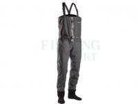 Chest wader Wader Guideline HD Sonic Zip Wader Graphite/Charcoal - XXL