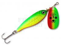 Lure Blue Fox Minnow Super Vibrax #4 18g - Green Yellow Red