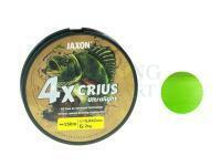 Plecionka Jaxon Crius 4X Ultralight Flash Green 150m - 0.053mm