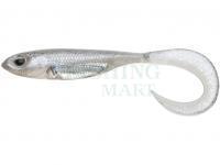 Fish Arrow Flash-J Grub SW 4.5" - #100 Sirasu/Silver