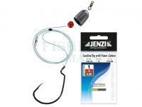 Gotowy zestaw Jenzi FC-Line Carolina-Rig 0.30mm 6kg - #1