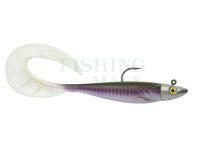 Soft Baits Delalande Zand Curly 12cm + jig head 14g - 143 - GREEN WAKA