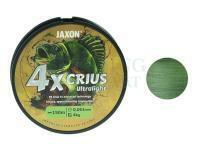 Plecionka Jaxon Crius 4X Ultralight Army Green 150m - 0.053mm