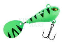 Lure Balzer Colonel Spin Buddy Evil Eye Plastic Body 12g 40mm - Green Fire Tiger UV