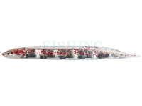 Soft baits Fish Arrow Flash-J Shirasu SW 3" - 125 Clear Red Lame/Silver