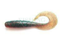 Soft lures Fishup Mighty Grub 3.5ich | 90mm - 019 Motor Oil/Red