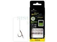 Przypony Mikado Method Feeder Rigs Braid Barbless MF13 z igłą 10cm - #4