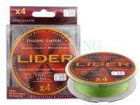 Braided Line Fishing Empire Lider X4 150m green - 0.16mm