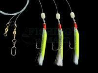 Dega Mackerel-Rig 3 Arms - Yellow-Glitter