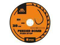 Mikado Feeder Bomb X-TRA STRONG Rigs 38cm - Push Stop - 0.18mm - #12