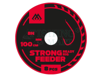 Przypony Mikado Strong Feeder Ready Rig 100cm - 0.20mm - #4