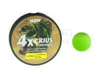 Braided Line Jaxon Crius 4X Ultralight Flash Green 150m - 0.053mm