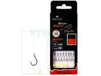 Mikado Method Feeder Rigs Monofilament Chinu with Push Stop 10cm - #6