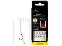 Przypony Mikado Method Feeder Rigs Braid Chinu z Push Stop 10cm - #12