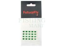 Future Fly 3D Epoxy Eyes Teardrop 7mm - FL. Green