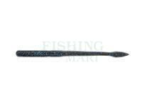 Soft Baits X Zone Lures MB Fat Finesse Worm 6" 15cm - Black Blue Flake