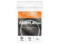 Cortland Fairplay Pro Nylon Tapered Leader | Clear | 9ft | 2X - 9 LB