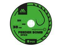 Mikado Feeder Bomb X-TRA STRONG Rigs 38cm - spike - 0.25mm - #6