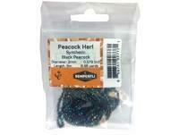 Synthetic Peacock Herl 2mm Extra Small - Black