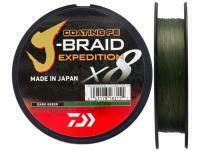 Braided Line Daiwa J-Braid Expedition x8E Dark Green 300m - 0.16mm