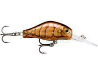 Hard Lure Rapala Shadow Rap Fat Jack 4cm 4g - Brown Prawn