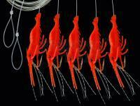 Zestaw Dega Makerel-Shrimp Rig 5 arms - Red/Orange
