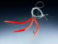 Zestaw morski Balzer 71 Grad Nord Cod And Coalfish Rig 130cm japan red - 3 x 5/0